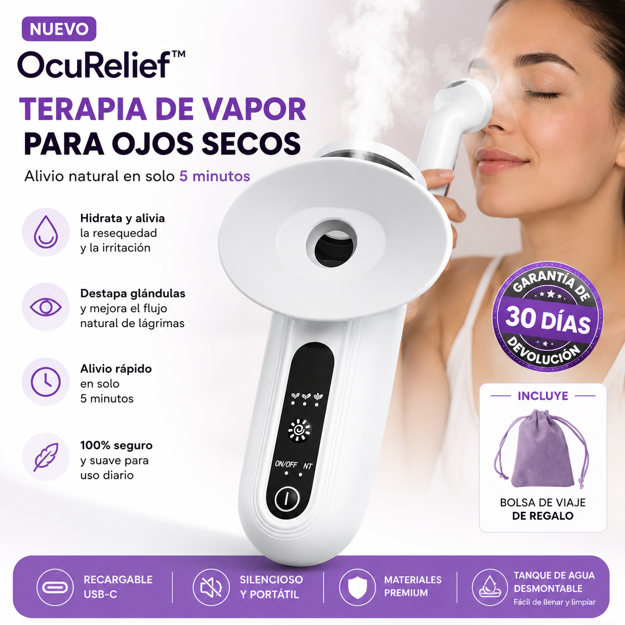 OcuRelief™ | Alivio Instantáneo para Ojos Secos