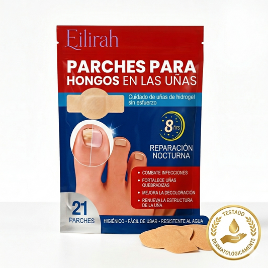 Parches Eilirah para la renovación de uñas contra hongos